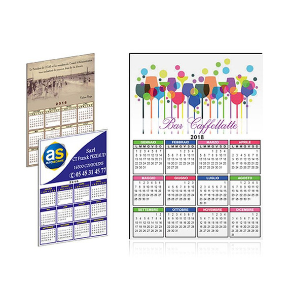 Magnet calendrier personnalisable express