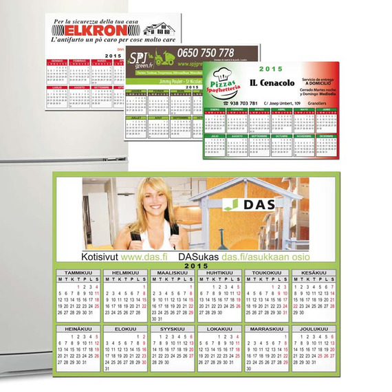 Magnet calendrier personnalisable express