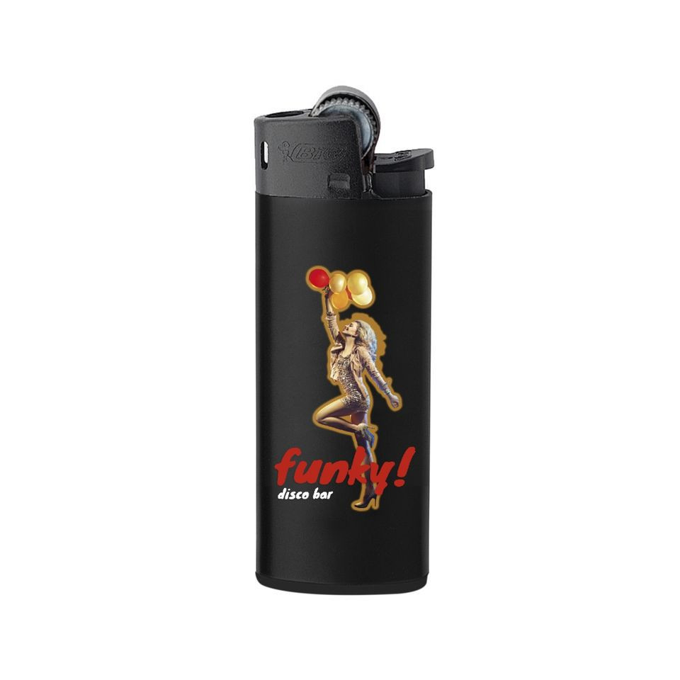 Briquet personnalisé BIC® J25 All Black britePix™