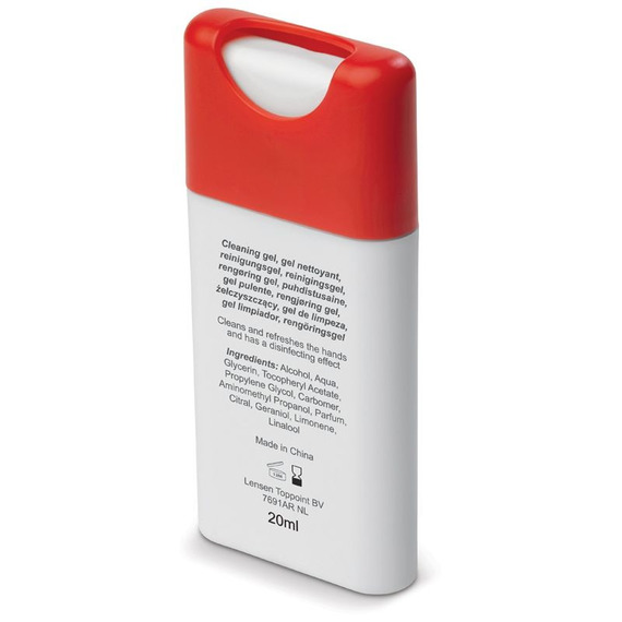 Spray publicitaire nettoyant pour les mains