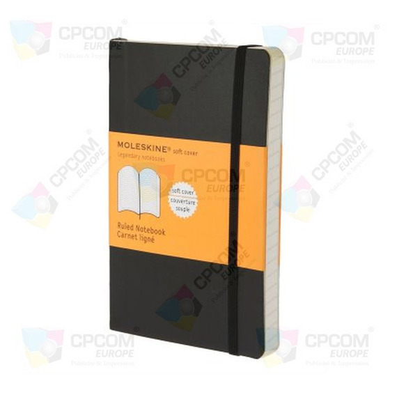 Carnets publicitaires Moleskine couverture souple A5