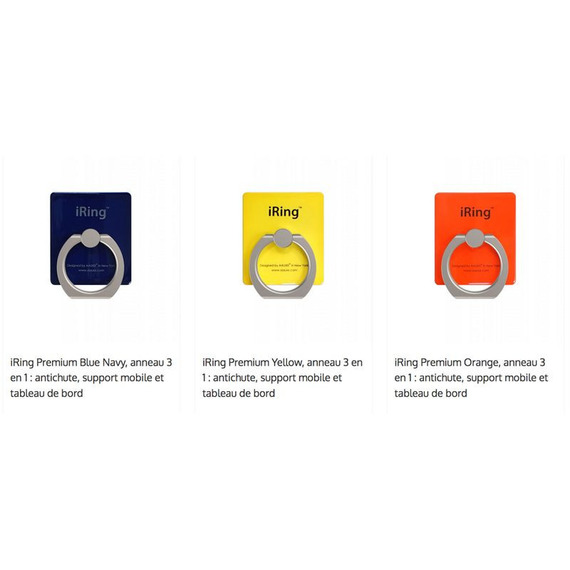 iRING publicitaire personnalisé pour téléphone portable