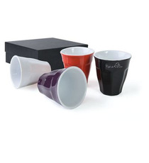 Set de 4 tasses expresso publicitaire 8 cl