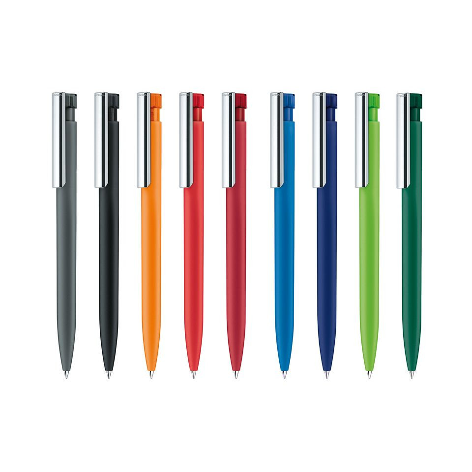 Stylo bille Senator personnalisé Liberty Soft Touch clip métal