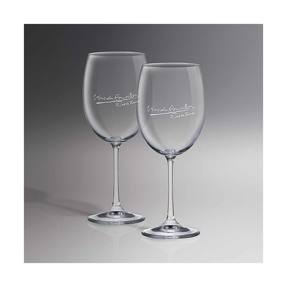 Coffret de 2 verres à vin publicitaire