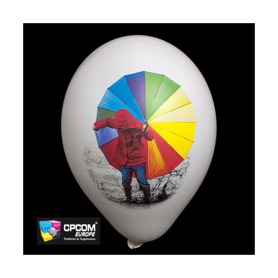 Ballons de baudruche personnalisables quadrichromie