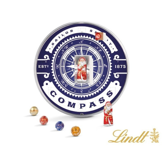 Calendrier de l’avent Lindt Round personnalisé