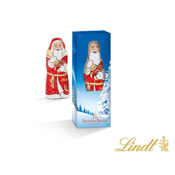 Boîte de chocolats Lindt Noël publicitaire dès 300 pcs.